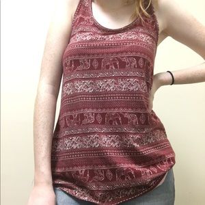 Free Kisses Elephant Tank Top